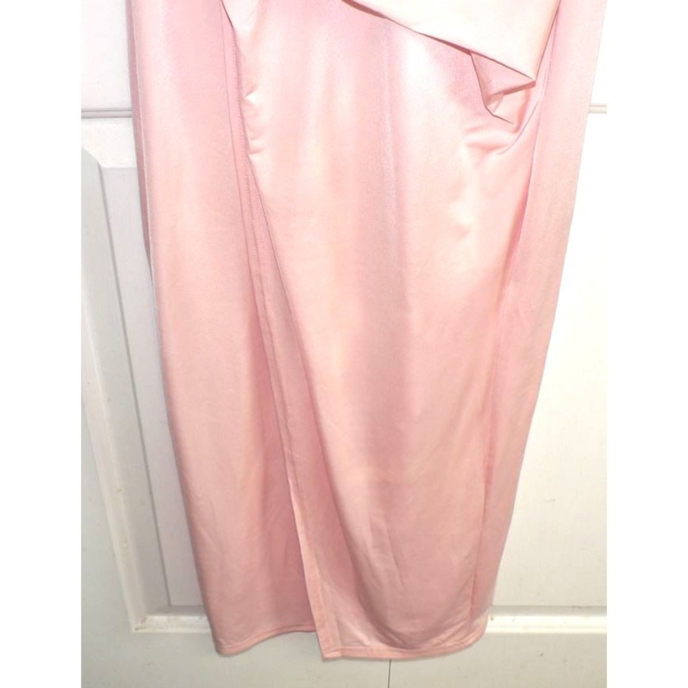 Rachel  Rachel  Roy Bret Long Sleeve Faux Wrap Dress in Blush Pink Small - Picture 5 of 8